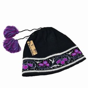 Peruvian Link Alpaca Blend Pom Pom Hat